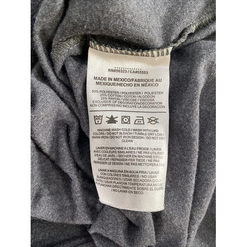 Nike Women's Gray MSU College Playoffs V-Neck Athletic Cut T-Shirt - L image 4