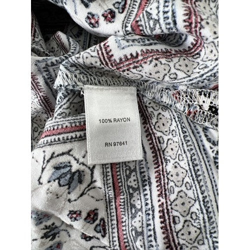 J. Jill Women's Multi-Color Paisley 3/4 Sleeve Top - XS image 4