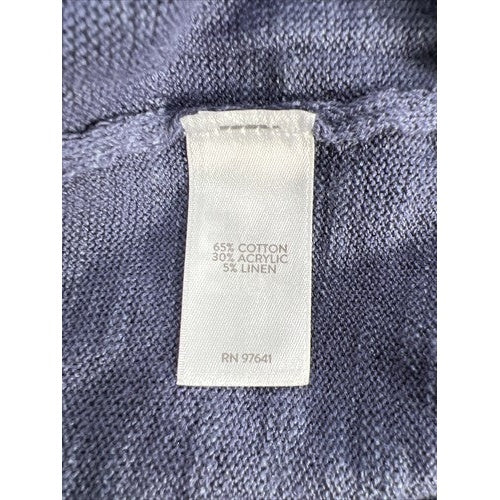 J. Jill Women's Blue Long Sleeve V-Neck Sweater - XS image 4