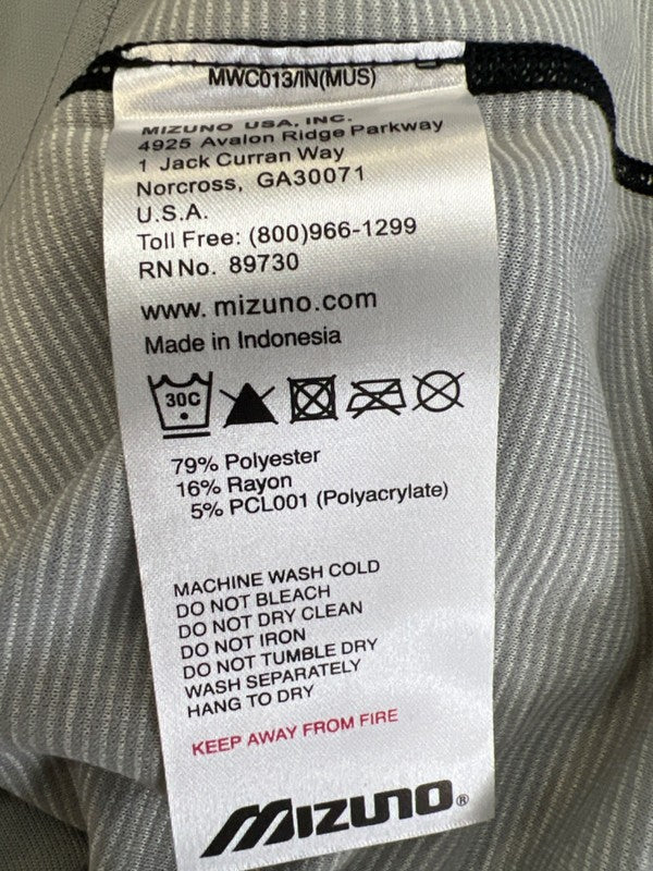 Mizuno Men's Gray Performance Pro Breath Thermo Long Sleeve Baseball Shirt - M image 4