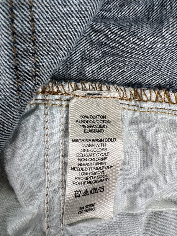 DKNY Women's Dark Wash Cotton Blend Slight Bootcut Jeans - 12 Regular image 4