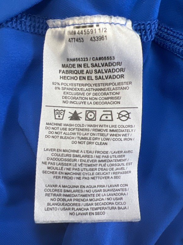 Nike Pro Men's Blue Long Sleeve Mesh Accent Athletic Shirt - M image 4