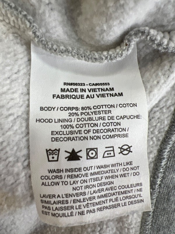 Nike Women's Gray Sportswear Club Fleece Long Sleeve Pullover Sweatshirt - L image 4