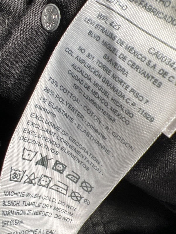 Levi's Denizen Men's Black 216 Slim Fit Denim Jeans - 32x32 image 5