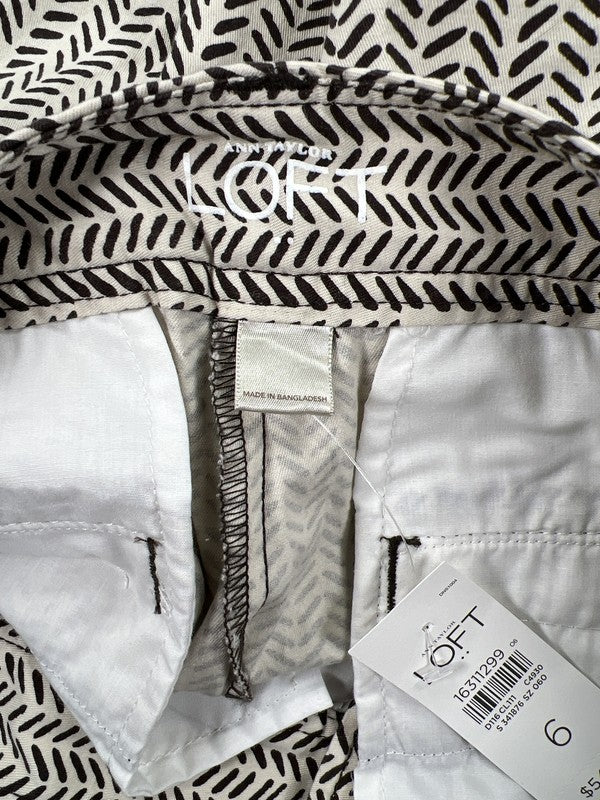 LOFT Women’s Beige & Brown Original Crop Pants - 6 image 3