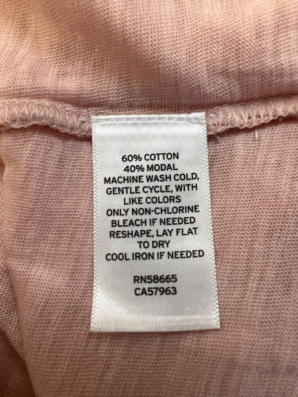 Caslon Women's Pink Lightweight Scoop Neck Short Sleeve Tee Shirt - XL image 4