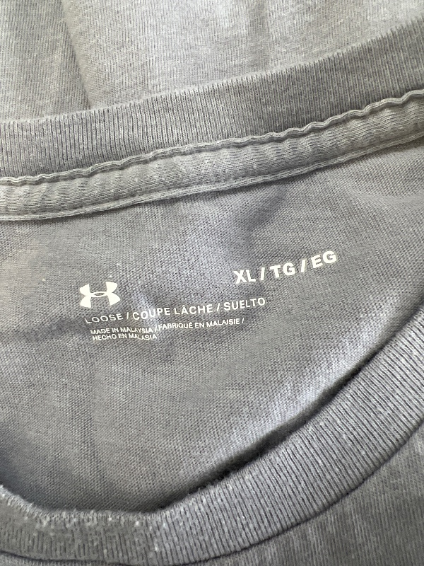 Under Armour Men's Gray Freedom Graphic Short Sleeve T-Shirt - XL image 3