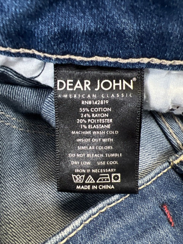 Dear John Women's Medium Wash Distressed Joy Rich Comfort Skinny Jeans - 27 image 4