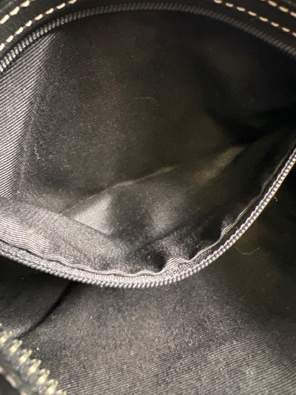 Coach Women's Black/Tan Leather Canvas Jacquard Mini Soho Hobo Shoulder Purse image 12