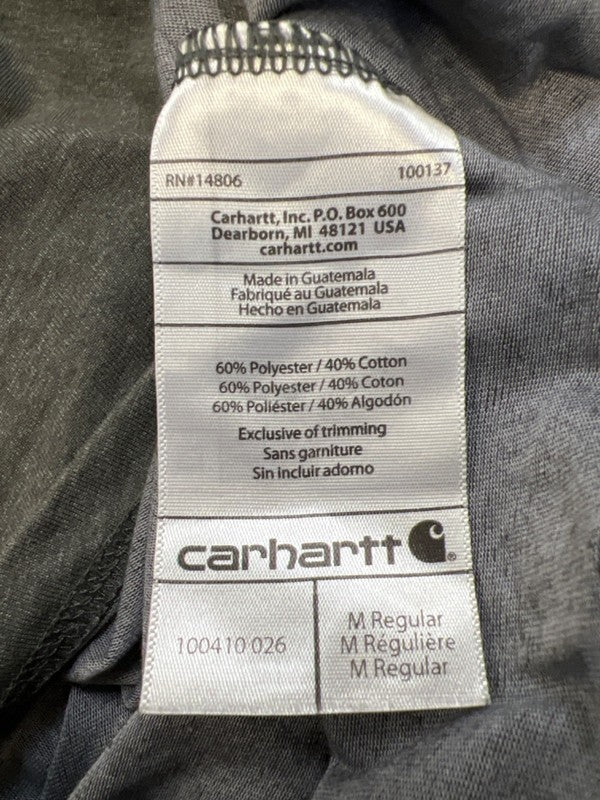 Carhartt Men's Green/Gray Relaxed Fit Force Short Sleeve Tee Shirt - M image 4