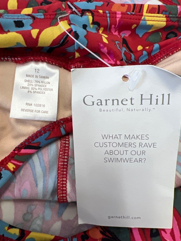 Garnet Hill Women's Multicolor Floral Lined Swim Skirt - 12 image 4
