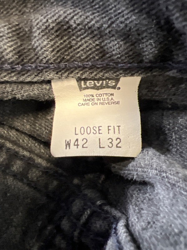 Levi’s Workwear Men’s Black Denim 545 Athletic Fit Utility Jeans - 42x32 image 4