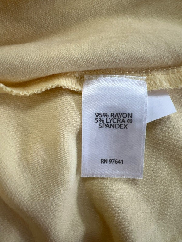 J.Jill Wearever Collection Women's Yellow Sleevless Pocket Front Shirt Dress - S image 4