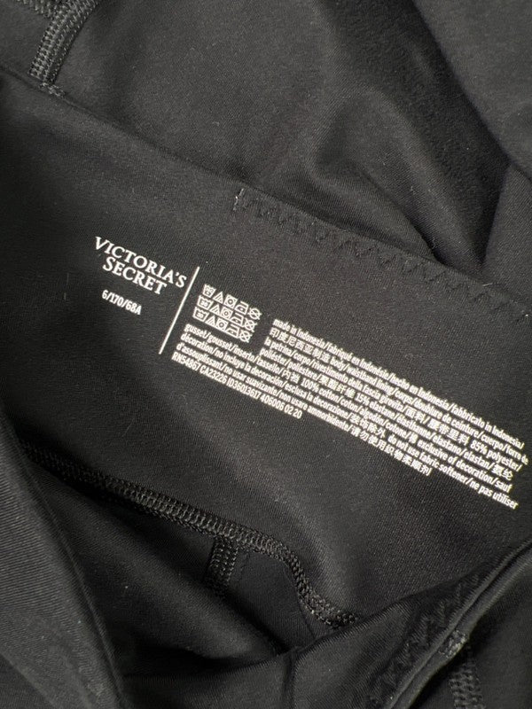 Victoria's Secret Women's Black Side Pocket Athletic Cropped Ankle Leggings - 6 image 3