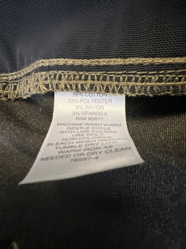 Liz Claiborne Women's Green Straight Leg Cargo Stretch Mid Rise Pants - 8 image 5