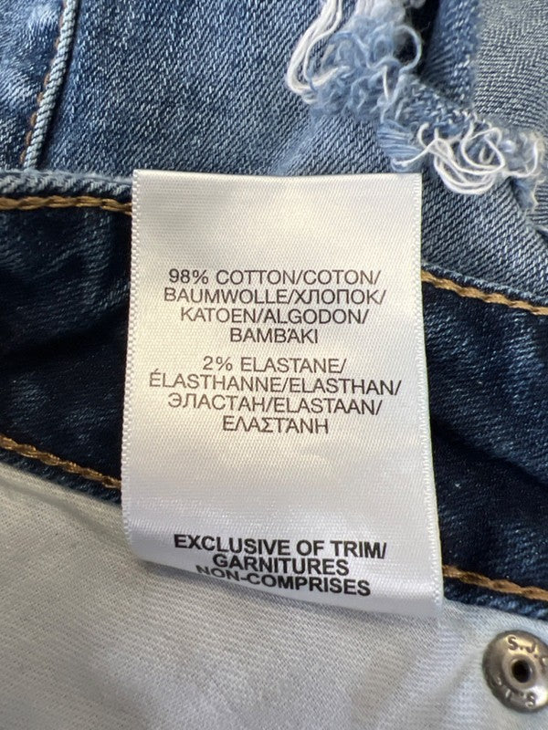 Silver Jeans Women's Medium Wash Elyse Skinny Distressed Embellished Jeans - 28 image 5