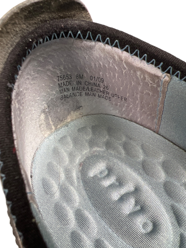Privo By Clarks Women's Gray Leather Strappy Slip On Mary Jane Comfort Flats - 8 image 8