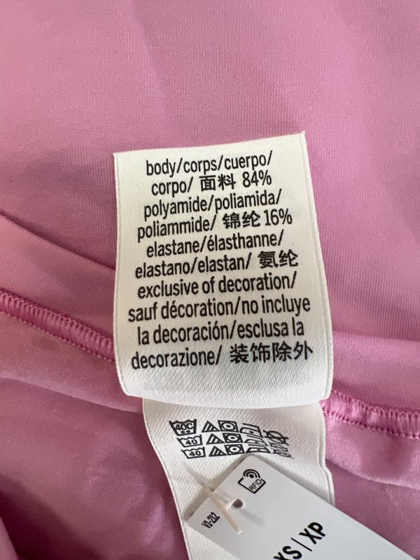 Victoria's Secret PINK Womens Pink Base Stretch Fitted Short Sleeve T-Shirt - XS image 4