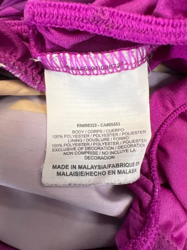 Nike Women's Purple/Orange Dri-Fit Vented Lined Pull On Athletic Shorts - M image 4