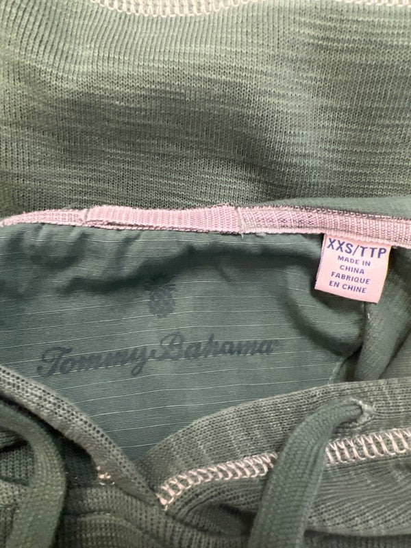 Tommy Bahama Women's Green/White Tie Dye Pullover Sweatshirt - XXS image 3