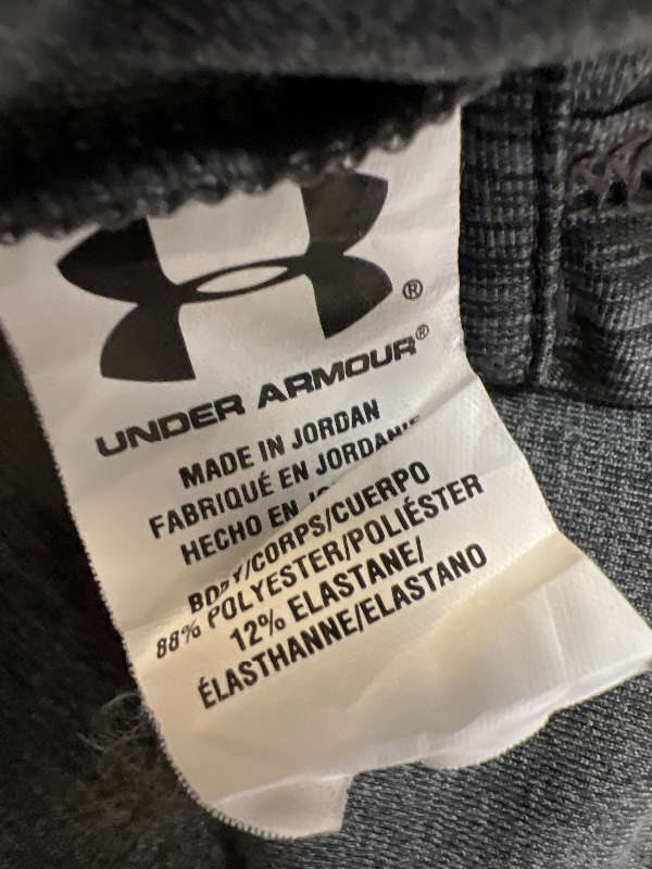 Under Armour Men's Gray HeatGear Short Sleeve Athletic Polo - L image 4