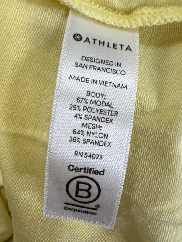 Athleta Women's Yellow Cloudlight Hybrid Tank Top - L image 4