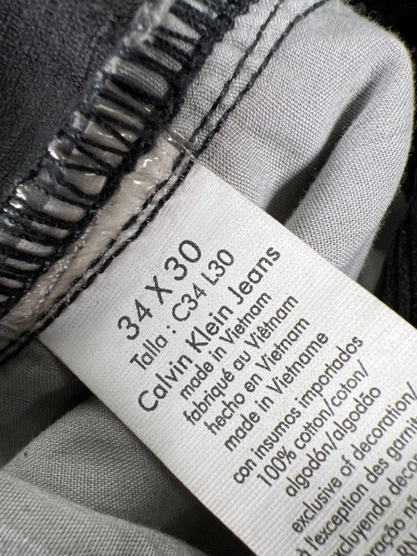 Calvin Klein Men's Dark Gray Corduroy Relaxed Straight Pants - 34x30 image 4