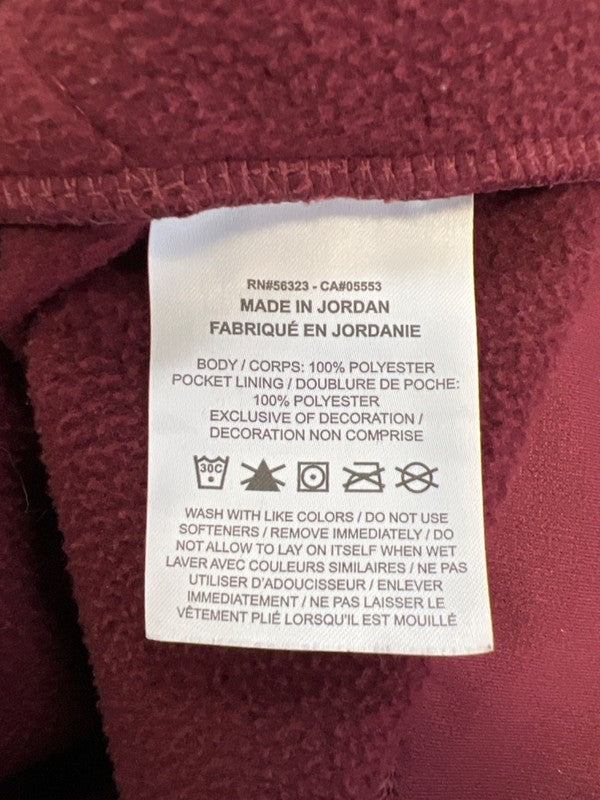 Nike Men’s Burgundy Dri-Fit Therma Long Sleeve Pullover Hoodie - L image 4