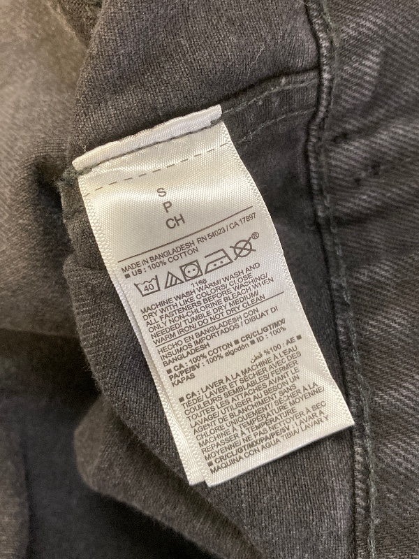 Old Navy Women's Black Relaxed Classic Jean Jacket - S image 4