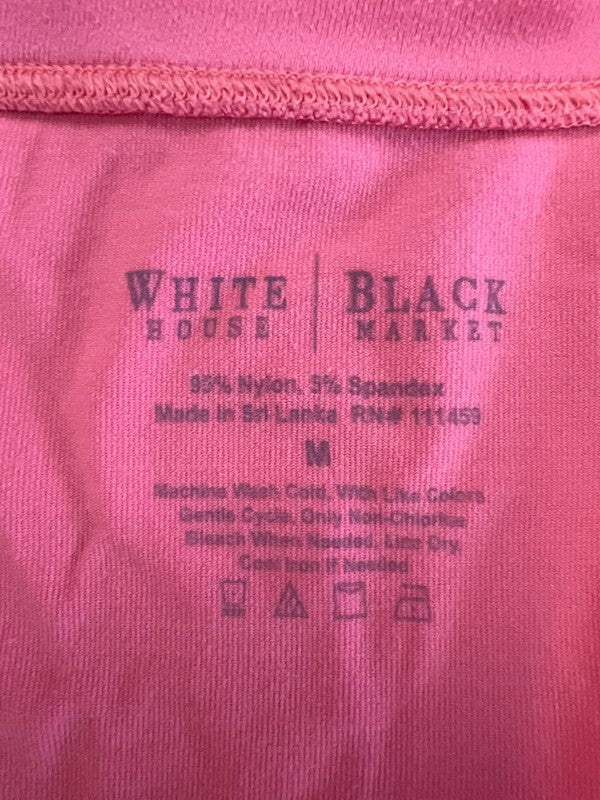 White House Black Market Women's Pink Short Sleeve T-Shirt - M image 3