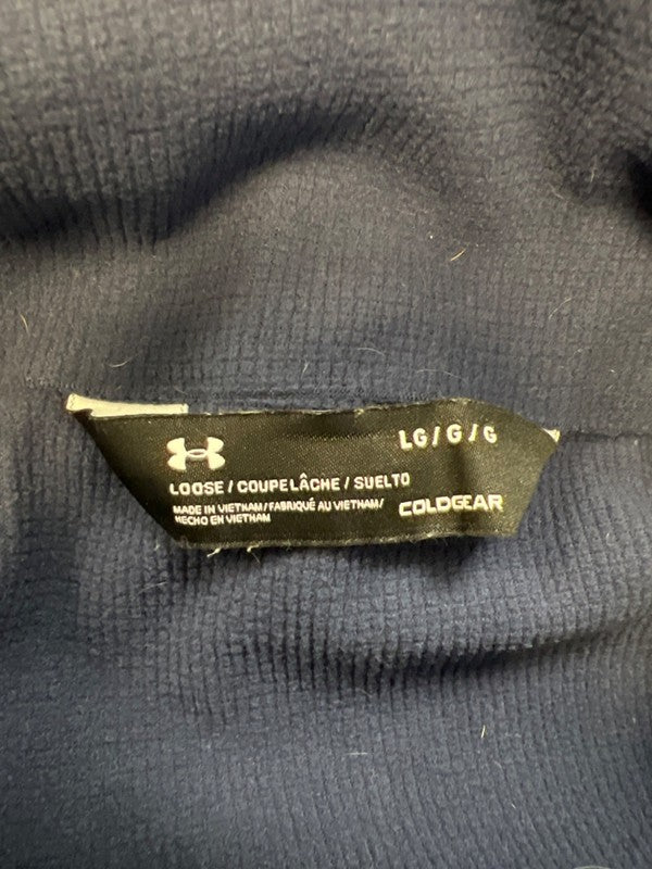 Under Armour Women's Blue Coldgear Storm Team Infrared Zip Up Hoodie Jacket - L image 3