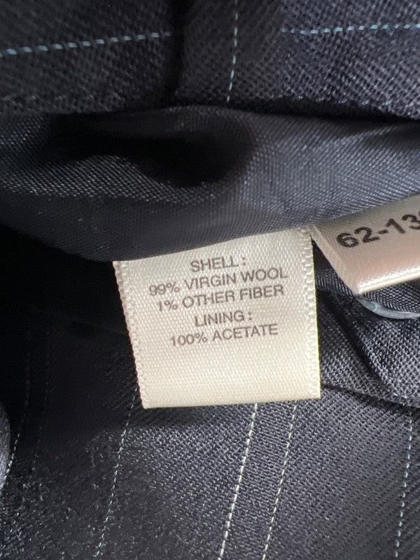 Ann Taylor Women's Black Pinstripe Dress Pants - 6P image 4