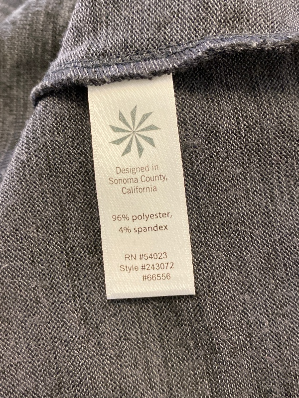 Athleta Women's Gray Destiny Technie Long Sleeve Knit Dress - M image 4