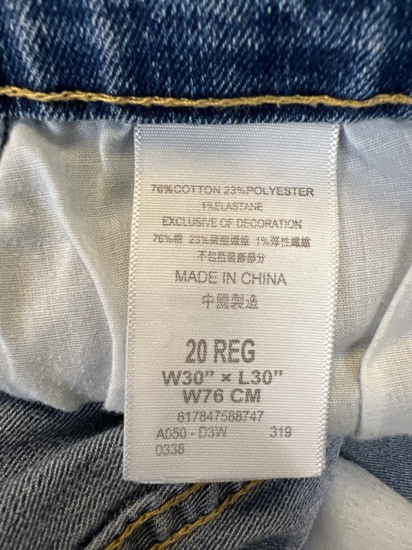 Levi's Men's Medium Wash 502 Regular Taper Denim Jeans - 30x30 image 4