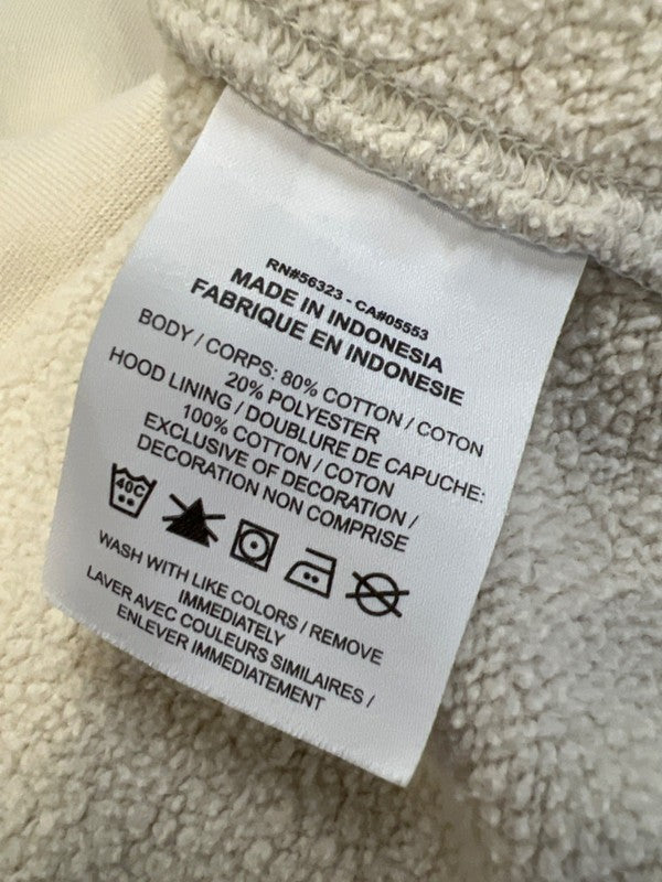 Nike Men's Beige Graphic Logo Fleece Pullover Hoodie Sweatshirt - XL Tall image 4