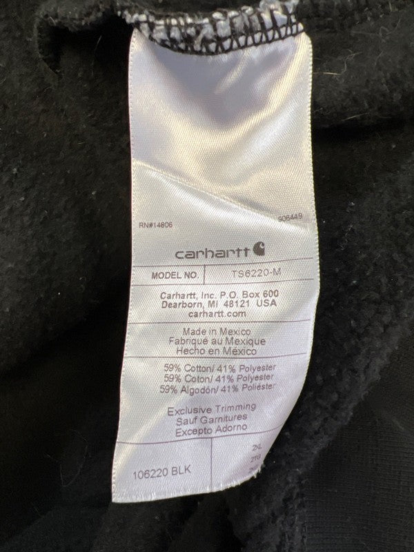 Carhartt Men's Black Clover Graphic Midweight Pullover Sweatshirt - 2XL image 4