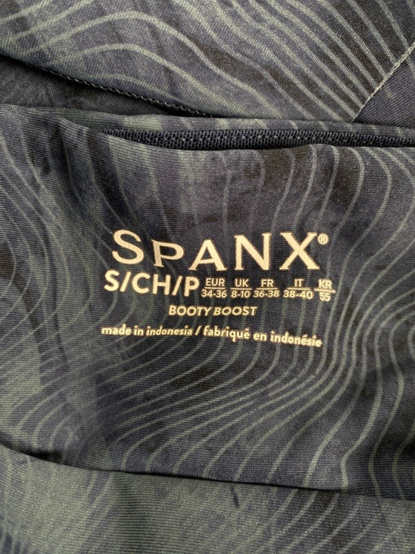 Spanx Women's Blue Booty Boost Cropped Athletic Leggings - S image 3