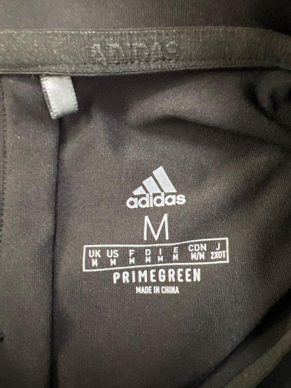 Adidas Women's Black Primegreen Sleeveless Polo Athletic Shirt - M image 3