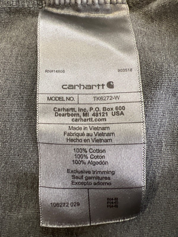 Carhartt Women's Gray Lightweight Relaxed Fit Pocket Front T-Shirt - S image 4