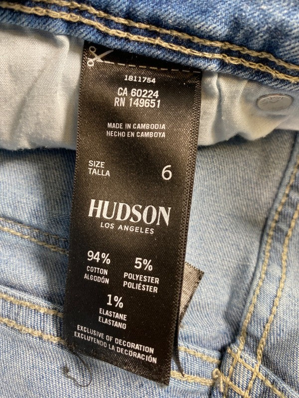 Hudson Women's Light Wash Slim Straight Leg Jeans - 6 image 4