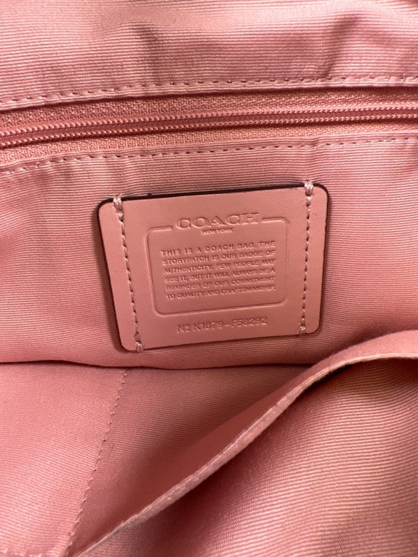 Coach Women's Khaki Petal Signature Canvas Tote Bag image 9