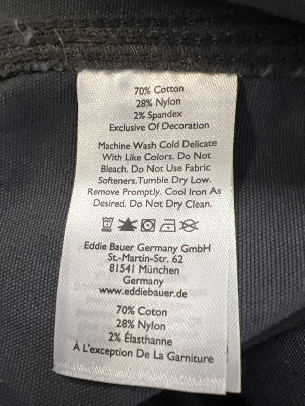 Eddie Bauer Men's Dark Gray Canvas Mountain Ops Button Up Jacket - 3XL image 4