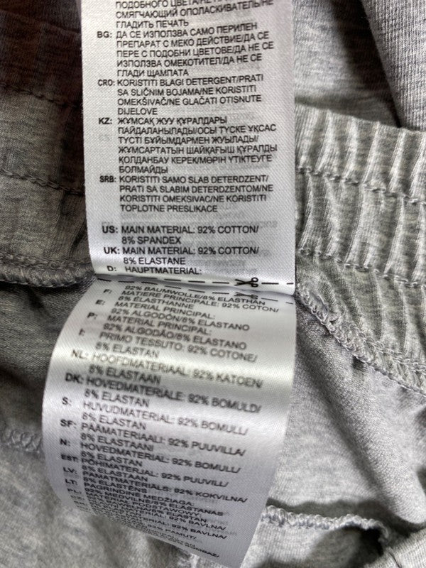 adidas Women's Gray/Pink Striped Drawstring Jogger Sweatpants - M image 4