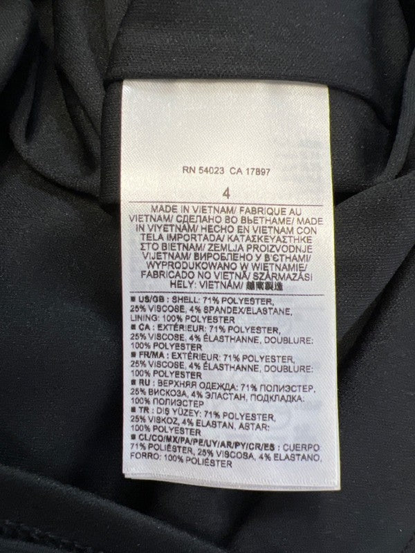 Banana Republic Women's Black Sleeveless Lined V-Neck Sheath Dress - 4 image 4
