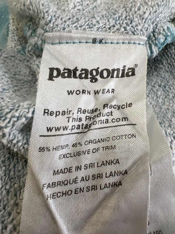 Patagonia Men's Blue Striped Trail Harbor Crewneck Sweatshirt - M image 4