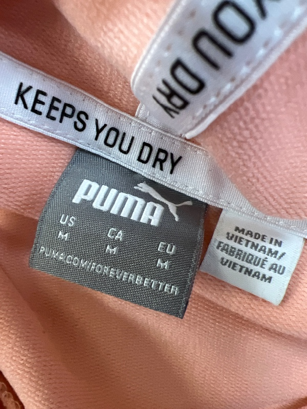 Puma Women's Pink Light Weight Cropped Sweatshirt - M image 3
