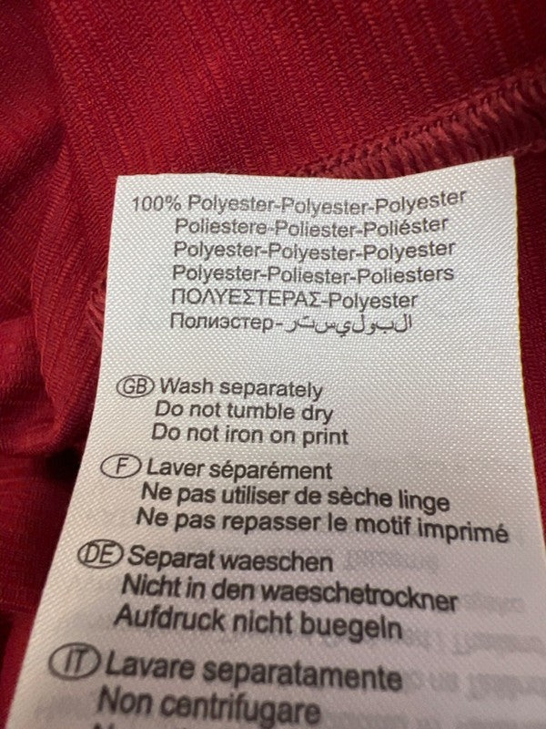 Mizuno Men's Red Warmalite Long Sleeve Mock Neck Athletic Shirt - XL image 4