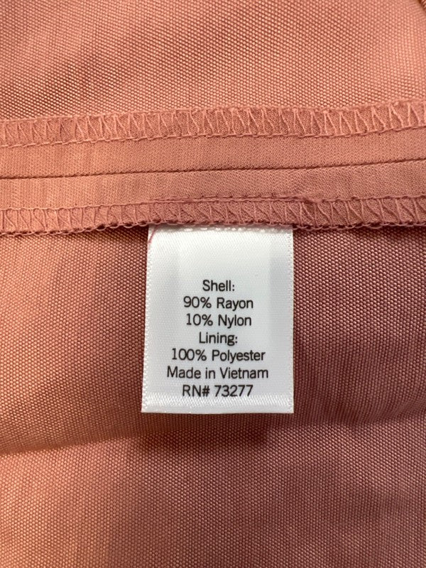 LC Lauren Conrad Women's Pink 3/4 Sleeve Single Button Blazer Jacket - S image 4