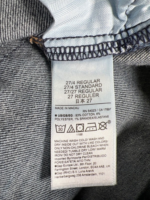 Gap Women's Dark Wash Vintage Slim Low Rise Denim Jeans - 27/4 image 4