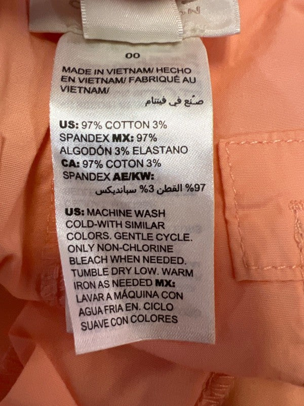 Chico's Women's Orange Ultimate Fit Cool Cotton Capri Pants - 00/US 2 image 4
